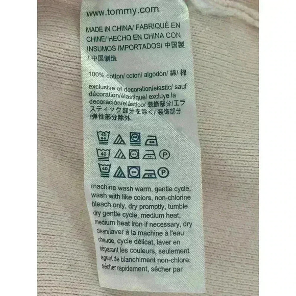 Tommy Hilfiger Pink Argyle Long Sleeve Sweater Size XS - Picture 5 of 5